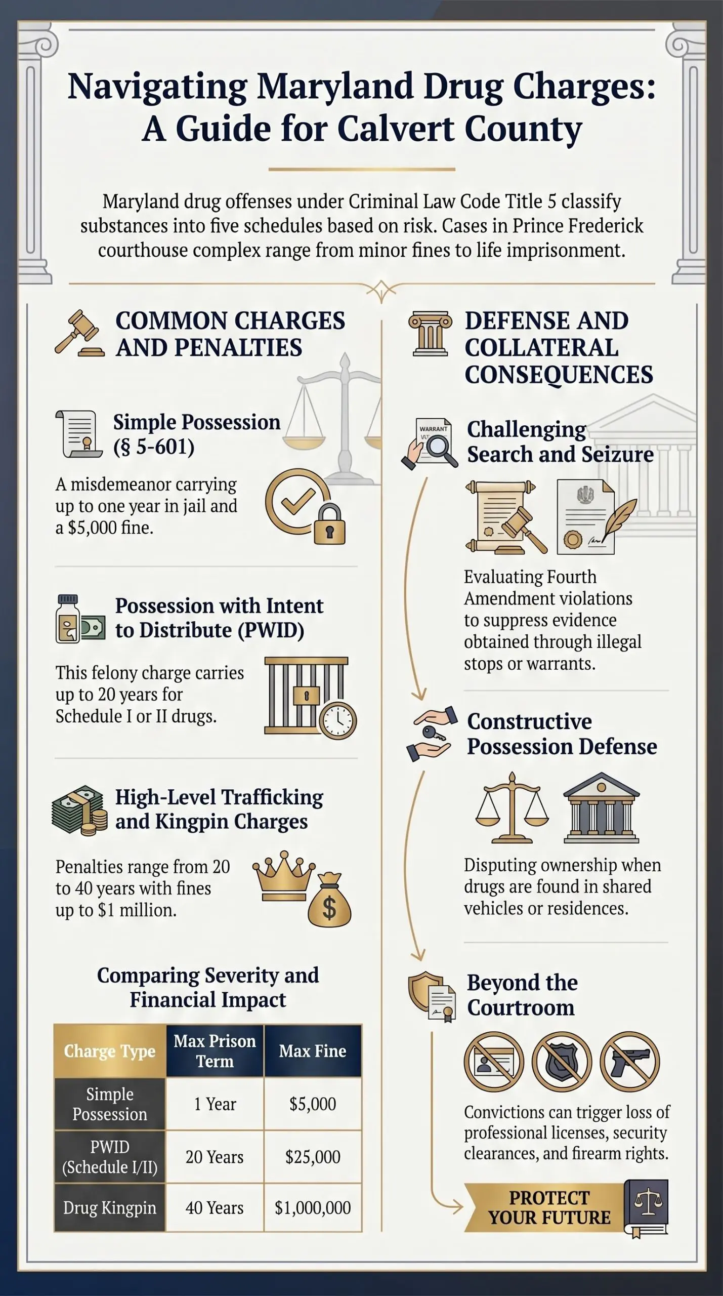 Calvert County Drug Charges Guide scaled