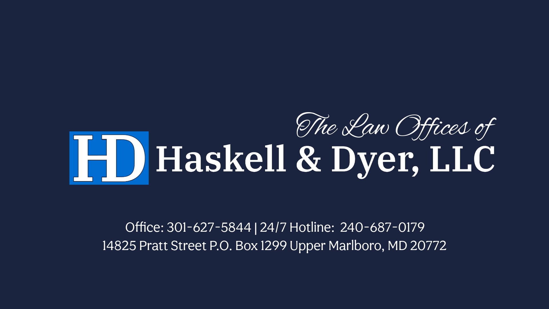 The Law Offices of Haskell & Dyer Upper Marlboro Maryland