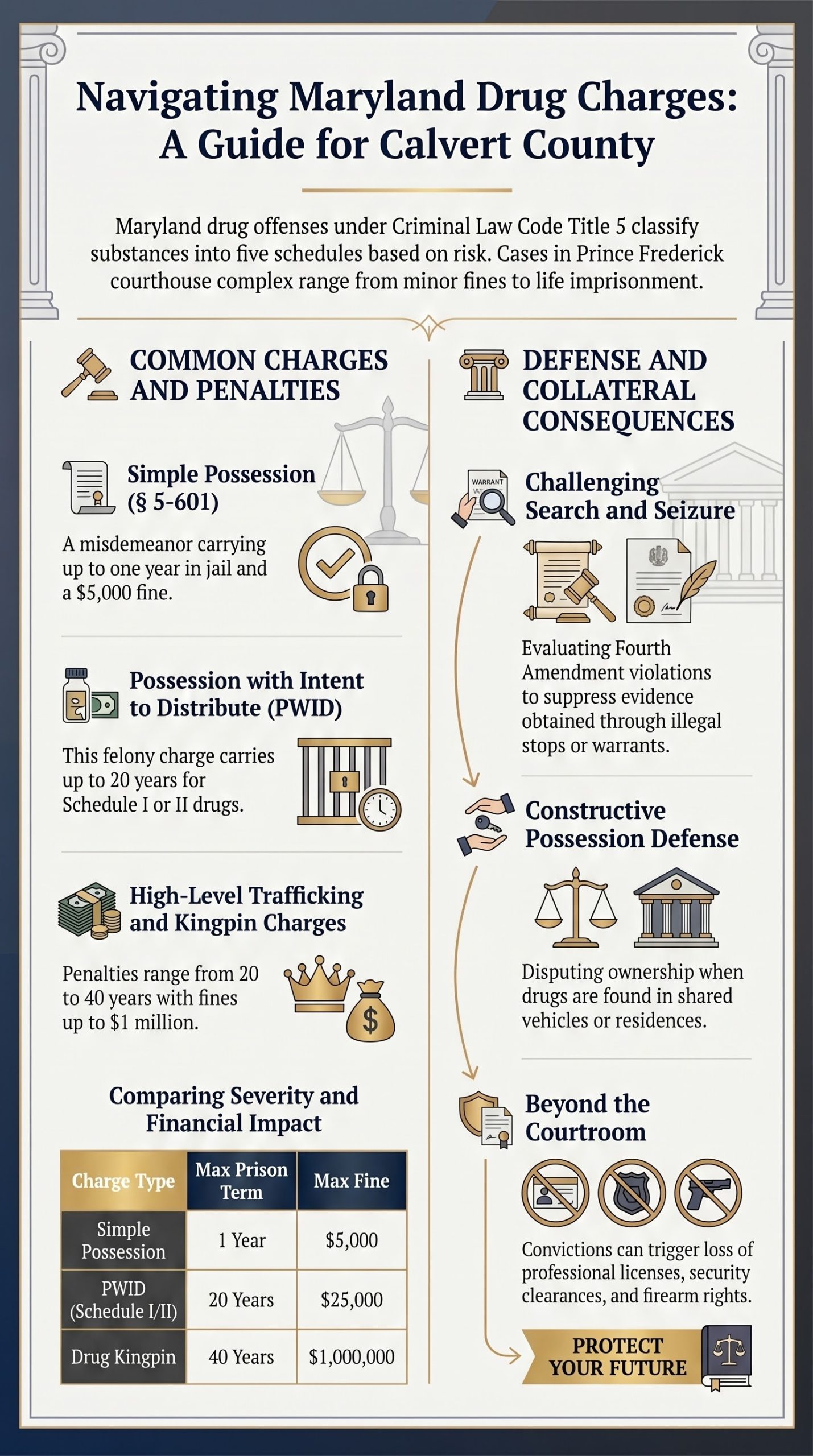 drug paraphernalia lawyer Calvert County, school zone drug charge lawyer Maryland, Calvert County criminal defense lawyer